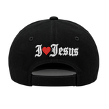 I LOVE JESUS Adjustable One Size Fits All Baseball Embroidered Cap Hat