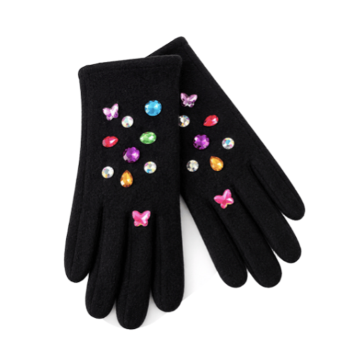 Women's Touchscreen Winter FashionRhinestones Gloves