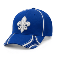 Quebec Canada Fleur De Lys Hat Cap Baseball Blue St. Jean