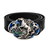 Hebilla de cinturón de caballo Caballos salvaje oeste Hebillas de cinturones occidentales