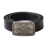 Belt Buckle Persian Carpet Rug Flower Style Floral Motif Western Belt Buckles