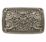 Belt Buckle Persian Carpet Rug Flower Style Floral Motif Western Belt Buckles