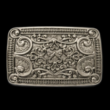 Belt Buckle Persian Carpet Rug Flower Style Floral Motif Western Belt Buckles
