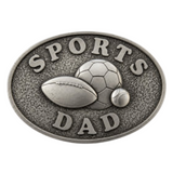 Boucle de ceinture de papa de football, papas de sport, boucles de Football Futsal