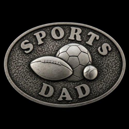 Boucle de ceinture de papa de football, papas de sport, boucles de Football Futsal