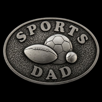 Soccer Dad Belt Buckle Sports Dads Soccer Futsal Football Buckles