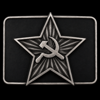Russie URSS Union Soviétique Russe CCCP Hummer Faucille Drapeau Boucles De Ceinture