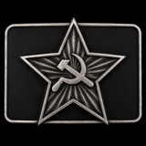 Russia USSR Russian Soviet Union CCCP Hummer Sickle Flag Belt Buckles