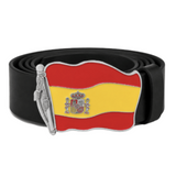 Hebilla de cinturón con bandera de España, Madrid, Barcelona, ​​hebillas para abrebotellas
