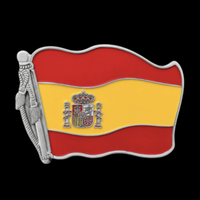 Belt Buckle Spain Flag Madrid Barcelona Bottle Opener Buckles