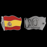 Hebilla de cinturón con bandera de España, Madrid, Barcelona, ​​hebillas para abrebotellas