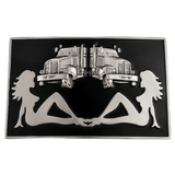 Belt Buckle Trucker Mud Flap Girls Truck Drivers Truckers Buckles & Belts