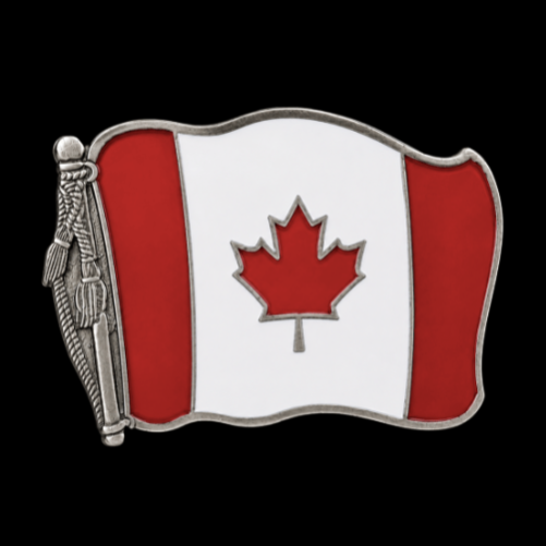 Hebillas para abrir botellas de cerveza con la bandera de la hoja de arce de Canadá