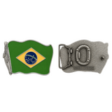 Belt Buckle Brazilian Flag Brasil Soccer Brazil Buckles