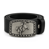 Boucle de ceinture cloutée Western Cowboy Rodeo Bull Rider Rancher