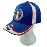 Italy Soccer Logo Italia Country Flag Sport Blue Hat Cap - Cool Belt Buckles Shop - Buckles.Biz