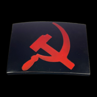 Russia Russian Soviet Flag USSR Communist Socialist Marx Belt Buckles