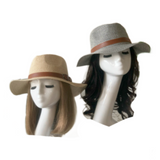 Straw Hat Summer Wide Brim Panama Beach Sunshade Weave Cap for Women Ladies