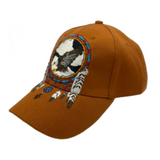 Eagle Hat Ball Cap Dream Catcher Feathers Native Indian Art Casquette