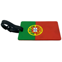 Portugal Portuguese Flag Luggage Tag Label ID Suitcase Bag Baggage Travel New