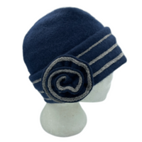 Women's Flower Winter 100% Wool Gatsby Fashion Cloche