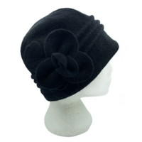 Women's Vintage Gatsby Style Wool Bucket Cloche Beanies Beret Winter Hats