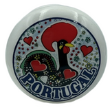 Traditional Portuguese Ceramic Rooster Galo de Barcelos Stopper Made in Portugal