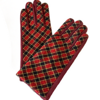 Women’s Soft Warm Plaid Pattern Touchscreen Tartan Texting Winter Gloves