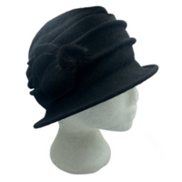 Women's Vintage Gatsby Style Wool Bucket Cloche Beanies Beret Winter Hats