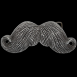 Moustache Funny Mustache Beard Dapper Hipster Retro Cute Humour Belt Buckle