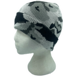 Camo Beanie Cap Plain Knit Ski Hat Cuff Winter Solid Warm Women's Winter Hats