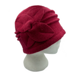 Women's Vintage Gatsby Style Wool Bucket Cloche Beanies Beret Winter Hats