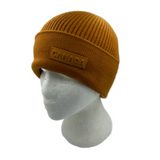 Canada Beanie Cap Plain Knit Ski Hat Cuff Winter Solid Warm Unisex