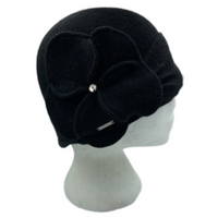 Women's Vintage Gatsby Style Wool Bucket Cloche Beanies Beret Winter Hats