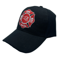 Fire Fighter Fireman Firemen Crest Baseball Hat Cap