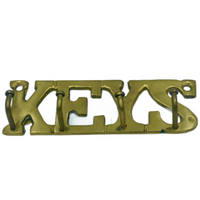 Brass House Key Keys Keyholder Racks Hangers Wall Decor Hooks