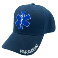 Casquette de baseball brodée avec croix de technicien médical d'urgence EMT