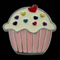 Cupcake ceinture boucle tasse gâteau Muffin boulangerie coeurs rouges Cupcakes ceintures boucles