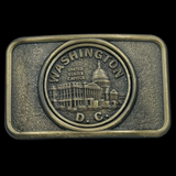 Belt Buckle Washington D.C. Capitol United States Buckles
