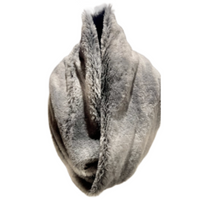 Écharpe en fausse fourrure Tube doux chaud foulards de mode pour femmes