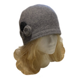 Women's Vintage Gatsby Style Wool Bucket Cloche Beanies Beret Winter Fashion Hat