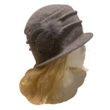 Women's Vintage Gatsby Style Wool Bucket Cloche Beanies Beret Winter Hats