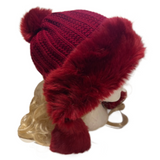 Chapeau d'hiver de Style russe en fausse fourrure douce pour femmes, à la mode, Ski chic, hiver