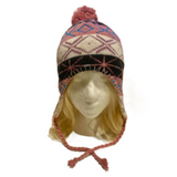 Rose Pom Pom Xox Tassle Hiver Ski Tuque Fashion Style Chapeau Chullo Chapeau Hiver