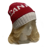 Canada Flag Canadian Maple Leaf White Red Cool Ski Unisex Hat Tuque Beanie
