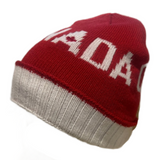 Canada Flag Canadian Maple Leaf White Red Cool Ski Unisex Hat Tuque Beanie