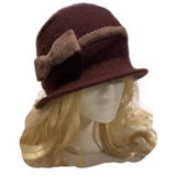 Women's Gatsby Winter 100% Wool Cap Beret Beanie Cloche Church Hat