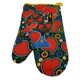 100% Cotton Galo de Barcelos Portuguese Portugal Oven Mitts Set
