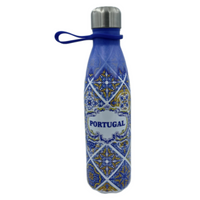 Stainless Steel Insulated Portugal Portuguese Tiles Souvenir Water Bottle