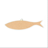 Sardine Sardinha Ceramica Made Portugal Wall Hanging Cork Back
